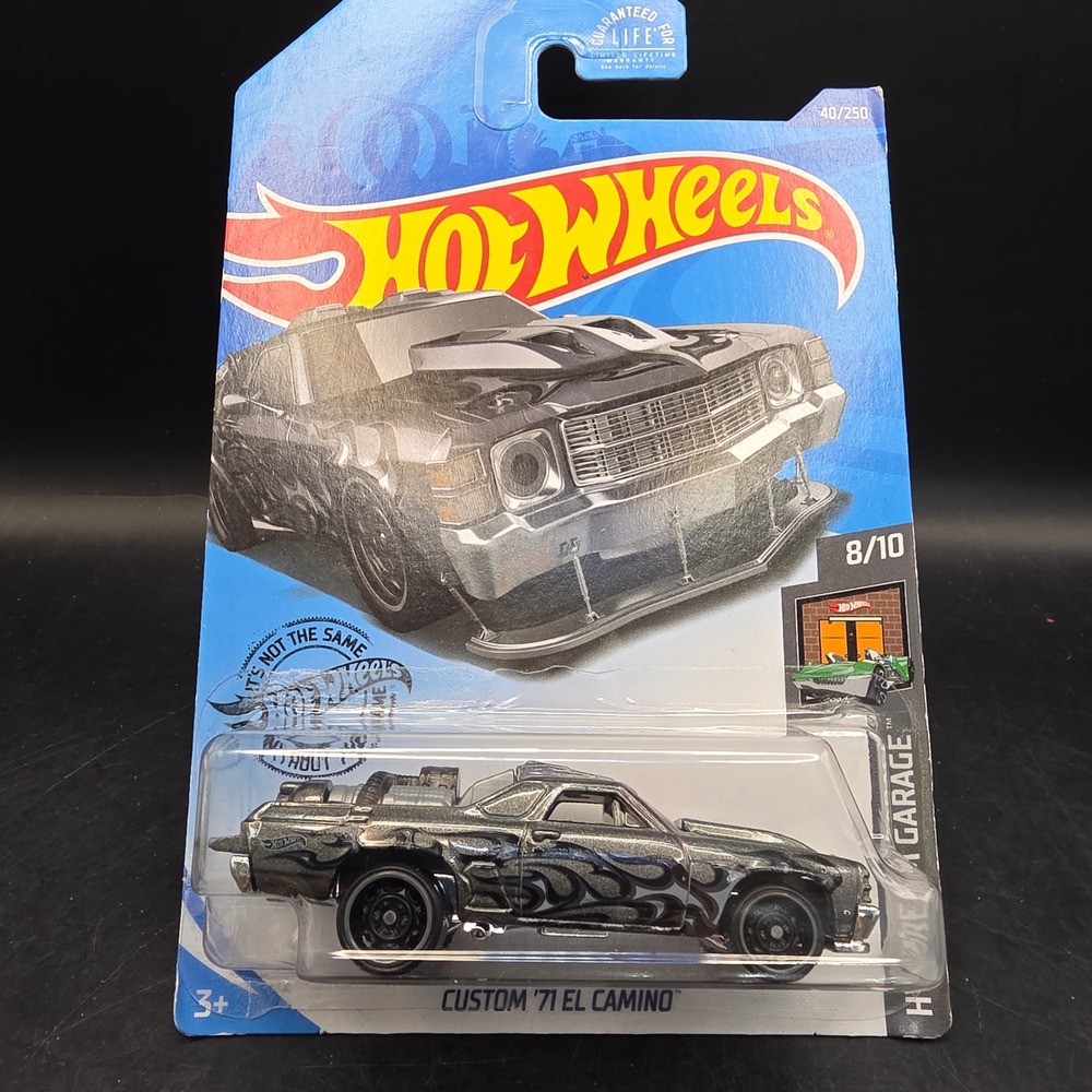 Hot Wheels Custom '71 El Camino Black 2018 HW Dream Garage 40/250